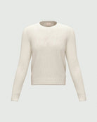 Maglia girocollo con paillette Panna 2625366272200 001 EMME MARELLA 