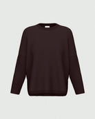 Maglia over in viscosa stretch Testa di moro 2625366281200 008 EMME MARELLA 