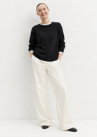 Maglia over in viscosa stretch Emmcurvato Nero 2625366281200 016 EMME MARELLA 