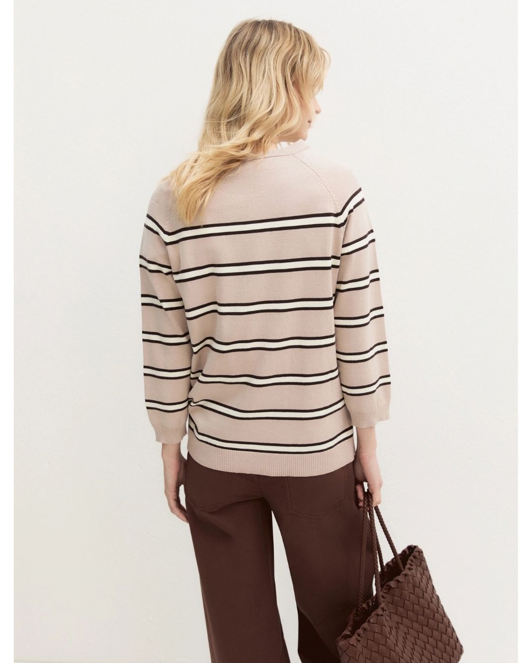 Maglia in viscosa stretch Sabbia 2625366291200 010 EMME MARELLA 