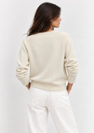 Maglia in filato di misto viscosa stretch Emmdanza Bianco Avorio 2625366301200 003 EMME MARELLA 