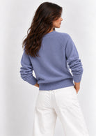 Maglia in filato di misto viscosa stretch Emmdanza Blu Ortensia 2625366301200 014 EMME MARELLA 