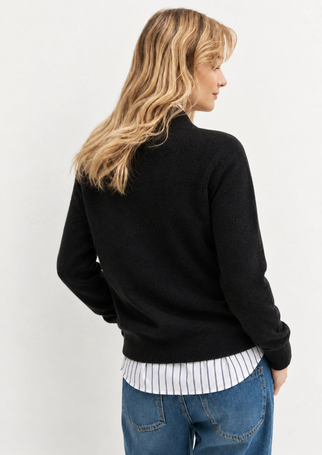 Maglia in misto cashmere Emmnetto Nero 2625366371200 008 EMME MARELLA 
