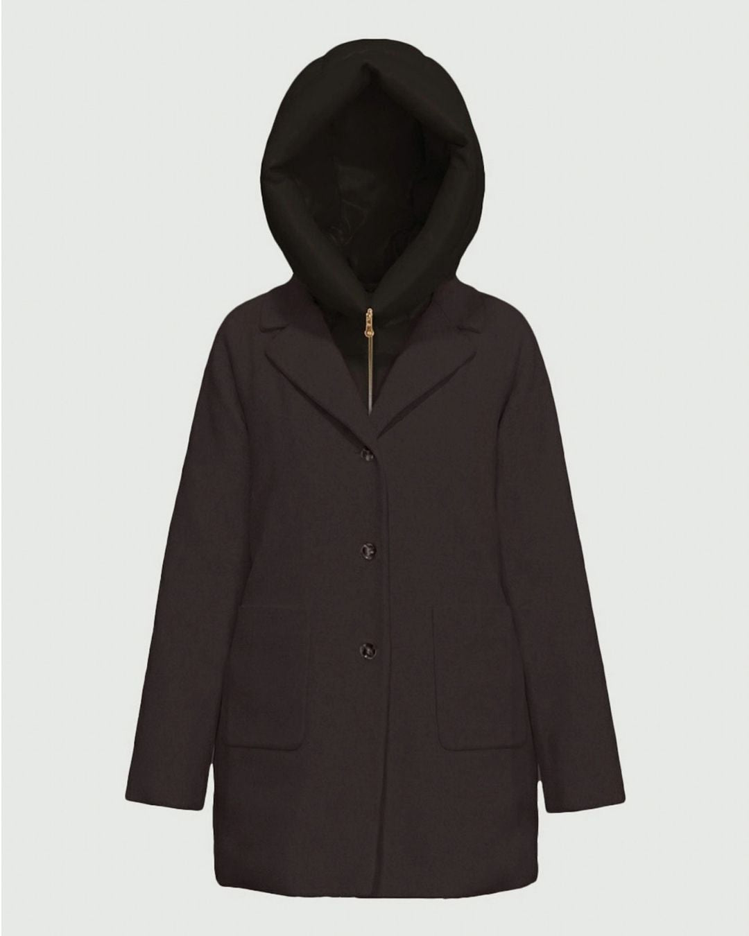 Capospalla lungo imbottito Marrone 2625486022200 009 EMME MARELLA 