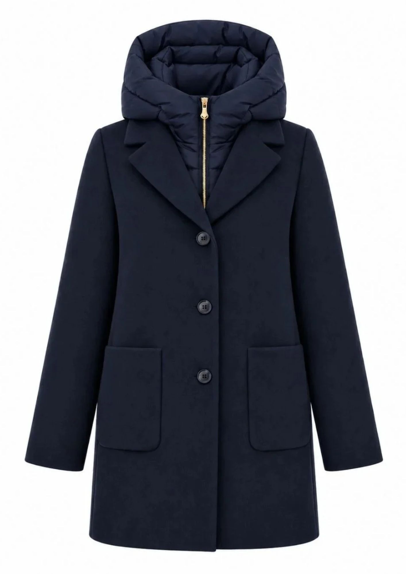 Capospalla lungo imbottito Emmcuore Blu Notte 2625486022200 012 EMME MARELLA 
