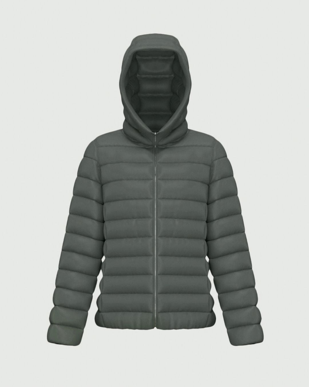Piumino trapuntato antigoccia Verde sottobosco 2625486081200 002 EMME MARELLA 