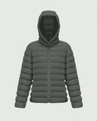 Piumino trapuntato antigoccia Verde sottobosco 2625486081200 002 EMME MARELLA 