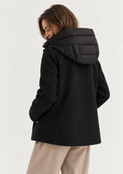 Capospalla in panno soft imbottito Emmsorriso Nero 2625486082200 013 EMME MARELLA 