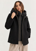 Capospalla in panno soft imbottito Emmsorriso Nero 2625486082200 013 EMME MARELLA 