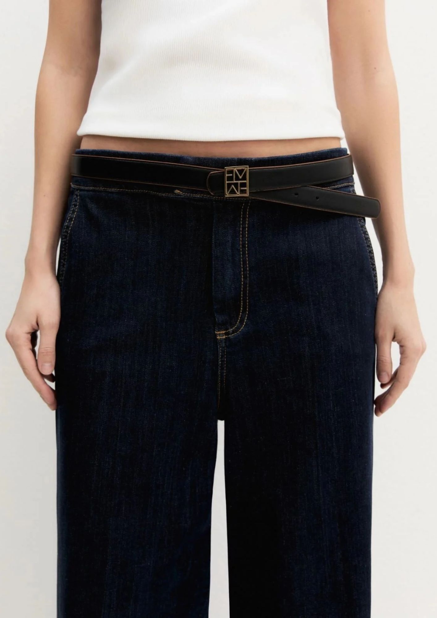 Cintura reversibile con logo Emmvetrino Cuoio 2625506031200 001 EMME MARELLA 