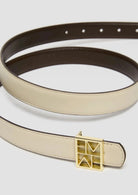 Cintura reversibile con logo Emmvetrino Cuoio 2625506031200 001 EMME MARELLA 