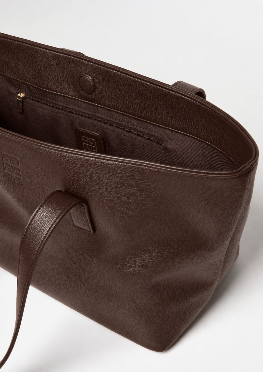 Shopper con pochette Emmcasta Testa di Moro 2625516101200 001 EMME MARELLA 