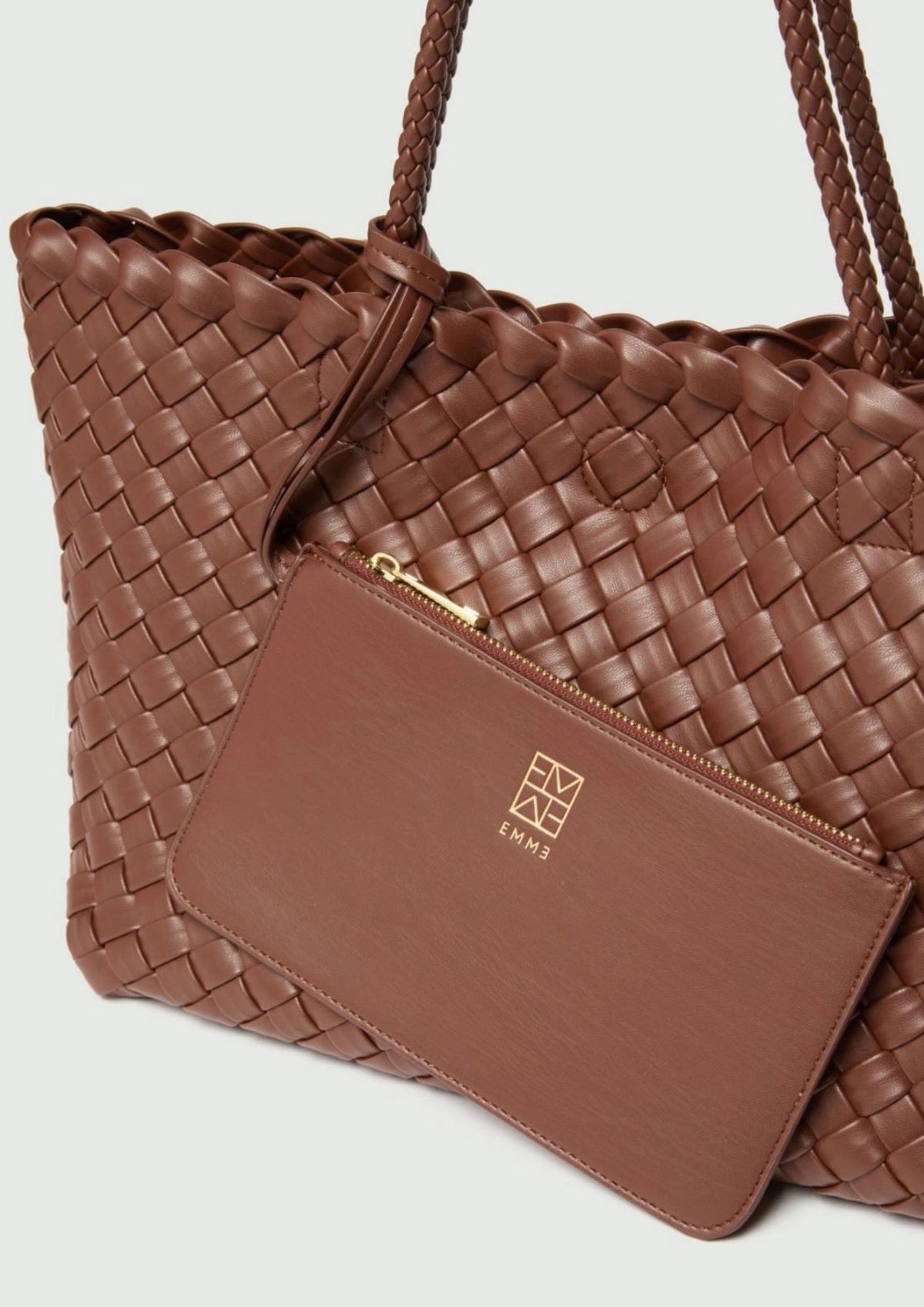 Shopper intrecciata Emmumido Cuoio 2625516111200 001 EMME MARELLA 