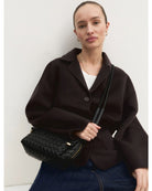 Borsa a tracolla intrecciata Nero 2625516121200 002 EMME MARELLA 