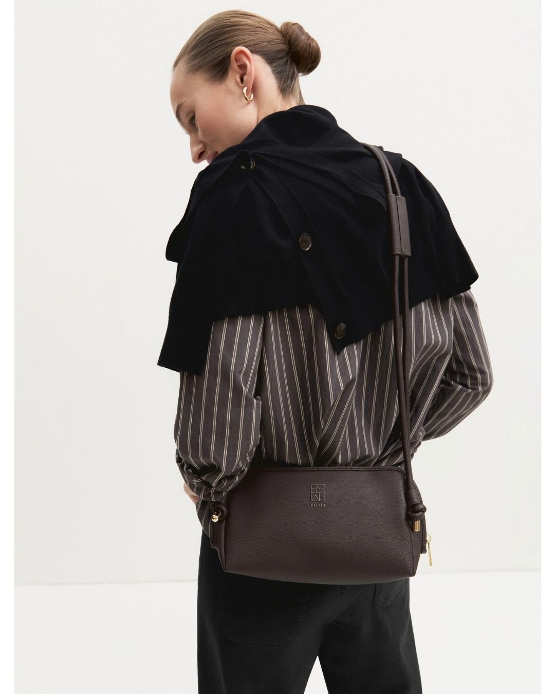 Borsa a tracolla Testa di moro 2625516131200 001 EMME MARELLA 