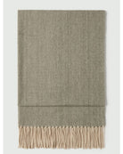 Sciarpa con frangia Verde sottobosco 2625546011200 006 EMME MARELLA 