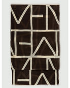 Stola stampata con frangia Marrone 2625546032200 002 EMME MARELLA 
