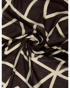 Stola stampata con frangia Marrone 2625546032200 002 EMME MARELLA 