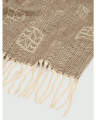 Poncho jacquard con frange Cammello 2625736021200 001 EMME MARELLA 