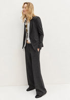 Pantalone dritto in jersey stretch Emmpalace Grigio Scuro Melange 2625786021200 004 EMME MARELLA 