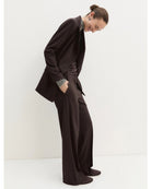 Pantalone dritto in jersey stretch Testa moro 2625786021200 006 EMME MARELLA 