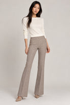 Pantalone in jersey di misto cotone stretch Emmzamia Ecru 2625786022200 001 EMME MARELLA 