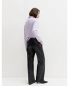 Pantalone dritto in jersey spalmato Navy 2625786032200 004 EMME MARELLA 