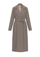 Cappotto in jersey panno soft Emmboero Tortora 2625906082200 002 EMME MARELLA 