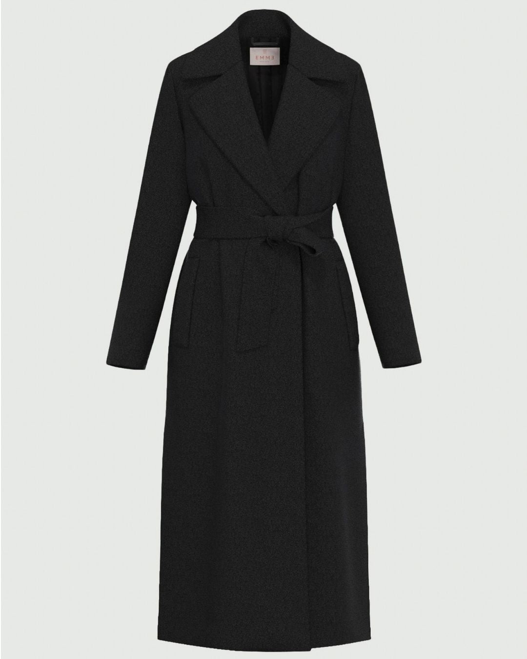 Cappotto in jersey panno soft Nero 2625906082200 005 EMME MARELLA 