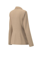 Blazer semi aderente in jersey Emmorche Ecru 2625916041200 001 EMME MARELLA 