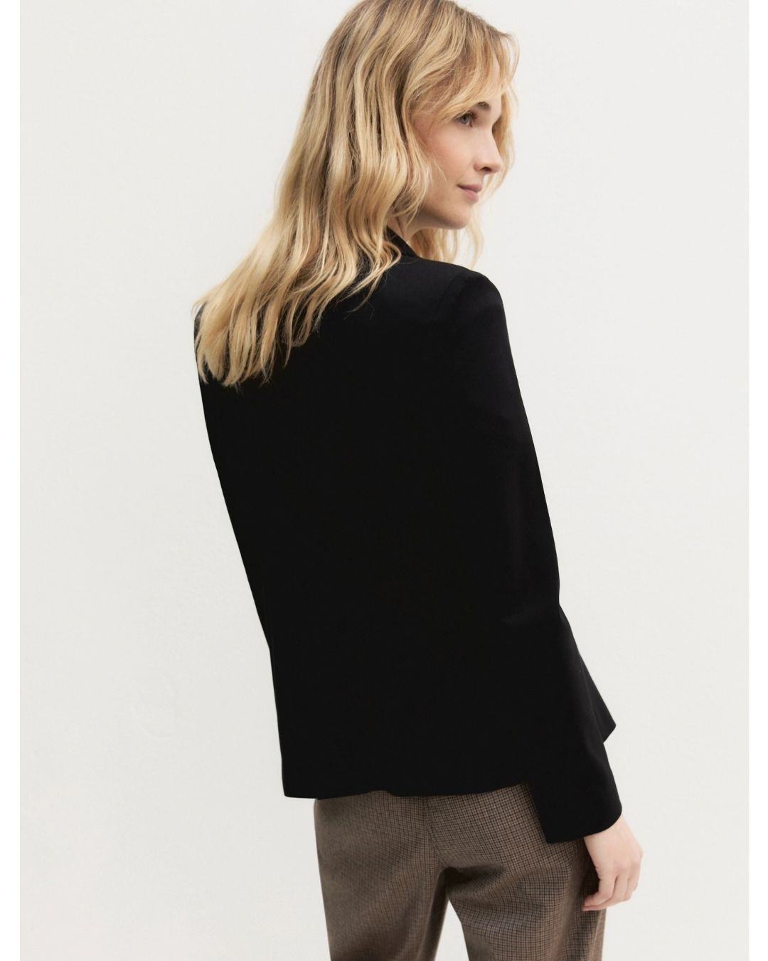 Blazer semi aderente in jersey Nero 2625916041200 005 EMME MARELLA 