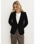 Blazer semi aderente in jersey Nero 2625916041200 005 EMME MARELLA 
