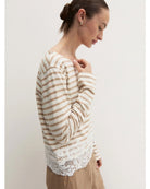 T-shirt con pizzo Naturale 2625976014200 001 EMME MARELLA 