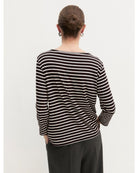 T-shirt in viscosa stretch Marrone 2625976021200 008 EMME MARELLA 