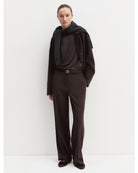 T-shirt in viscosa stretch Marrone 2625976021200 011 EMME MARELLA 