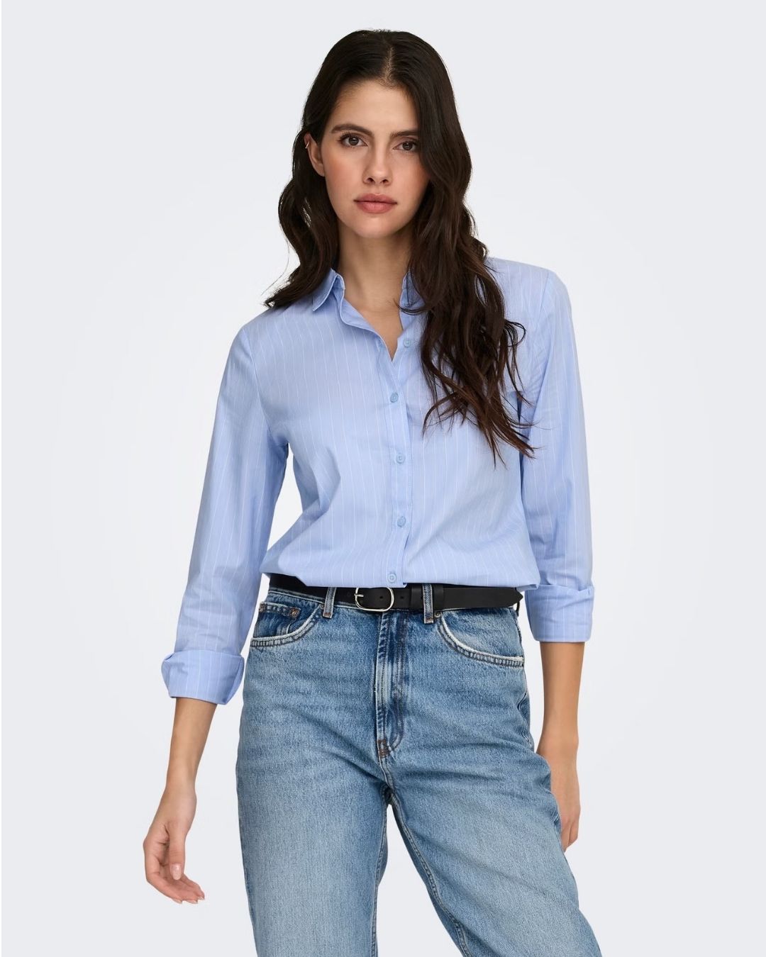 Camicia Donna Blu Cashmere Blue 15149877 Cashmere Blue JACQUELINE DE YONG 