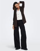 Blazer Donna Marrone Chocolate Torte 15180572 Chocolate Torte JACQUELINE DE YONG 