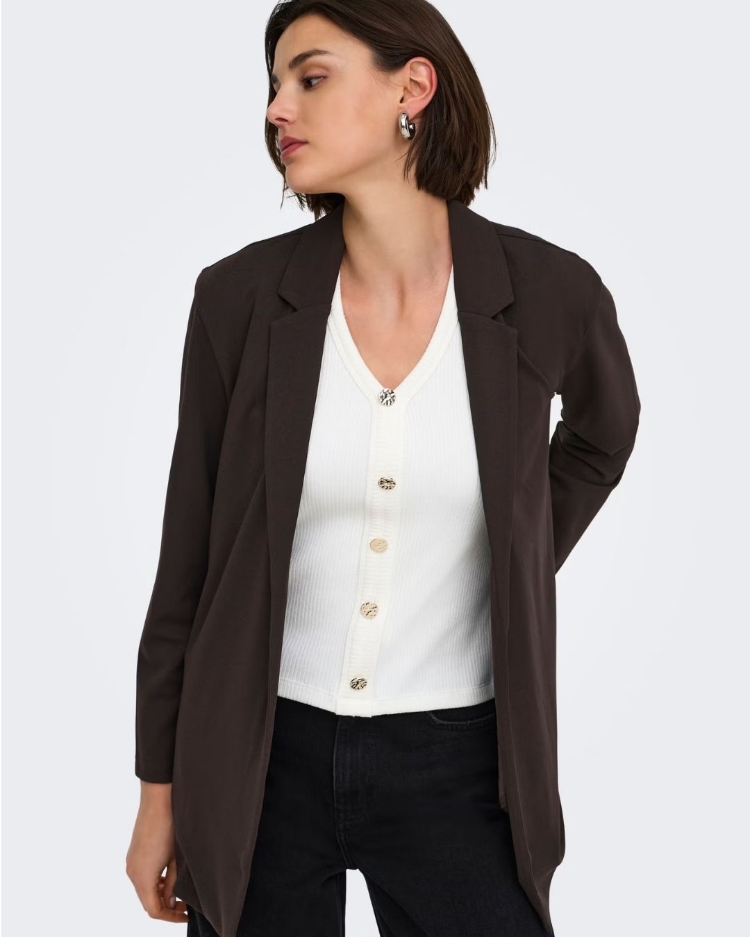 Blazer Donna Marrone Chocolate Torte 15180572 Chocolate Torte JACQUELINE DE YONG 