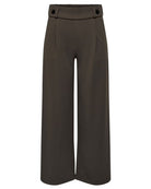 Pantaloni a gamba larga Donna Marrone Chocolate Brown 15208430 Chocolate Brown BLACK BUTTONS JACQUELINE DE YONG 