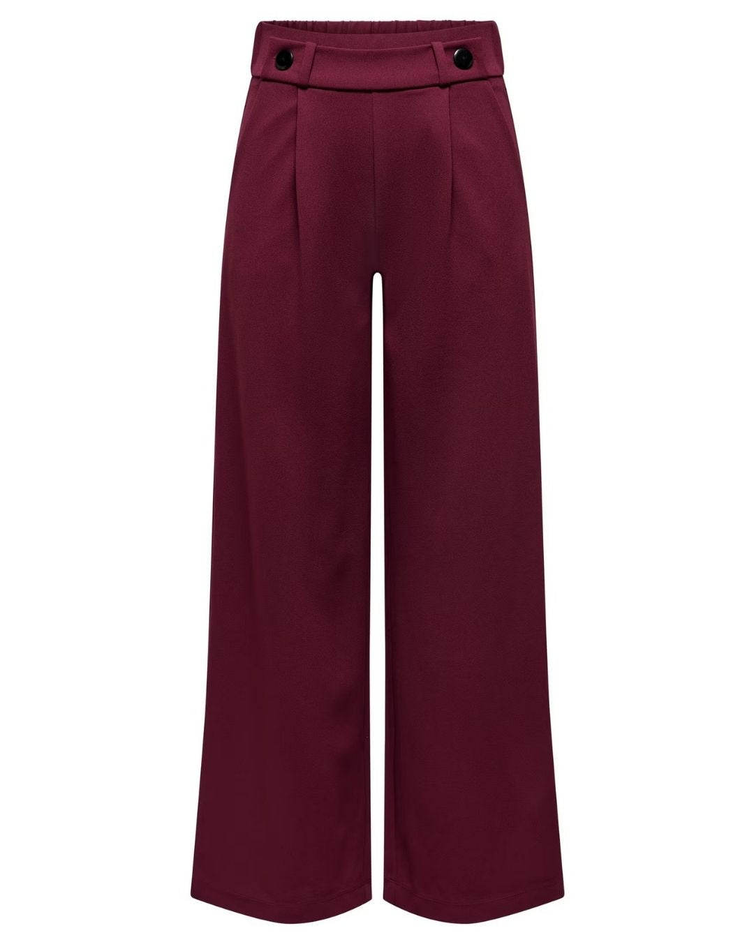 Pantaloni Wide Leg Donna Rosso Windsor Wine 15208430 Windsor Wine BLACK BUTTONS JACQUELINE DE YONG 