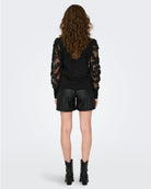 Felpa Donna Nero 15220558 Black JACQUELINE DE YONG 