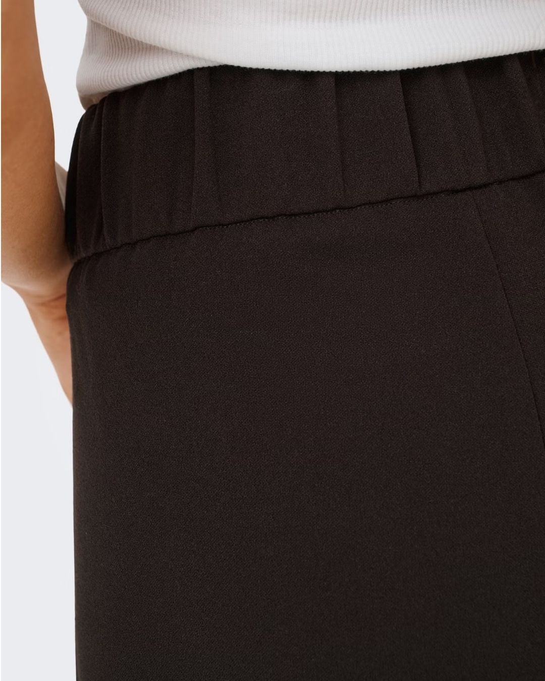 Pantaloni a gamba larga Donna Marrone Chocolate Torte 15221238 Chocolate Torte JACQUELINE DE YONG 