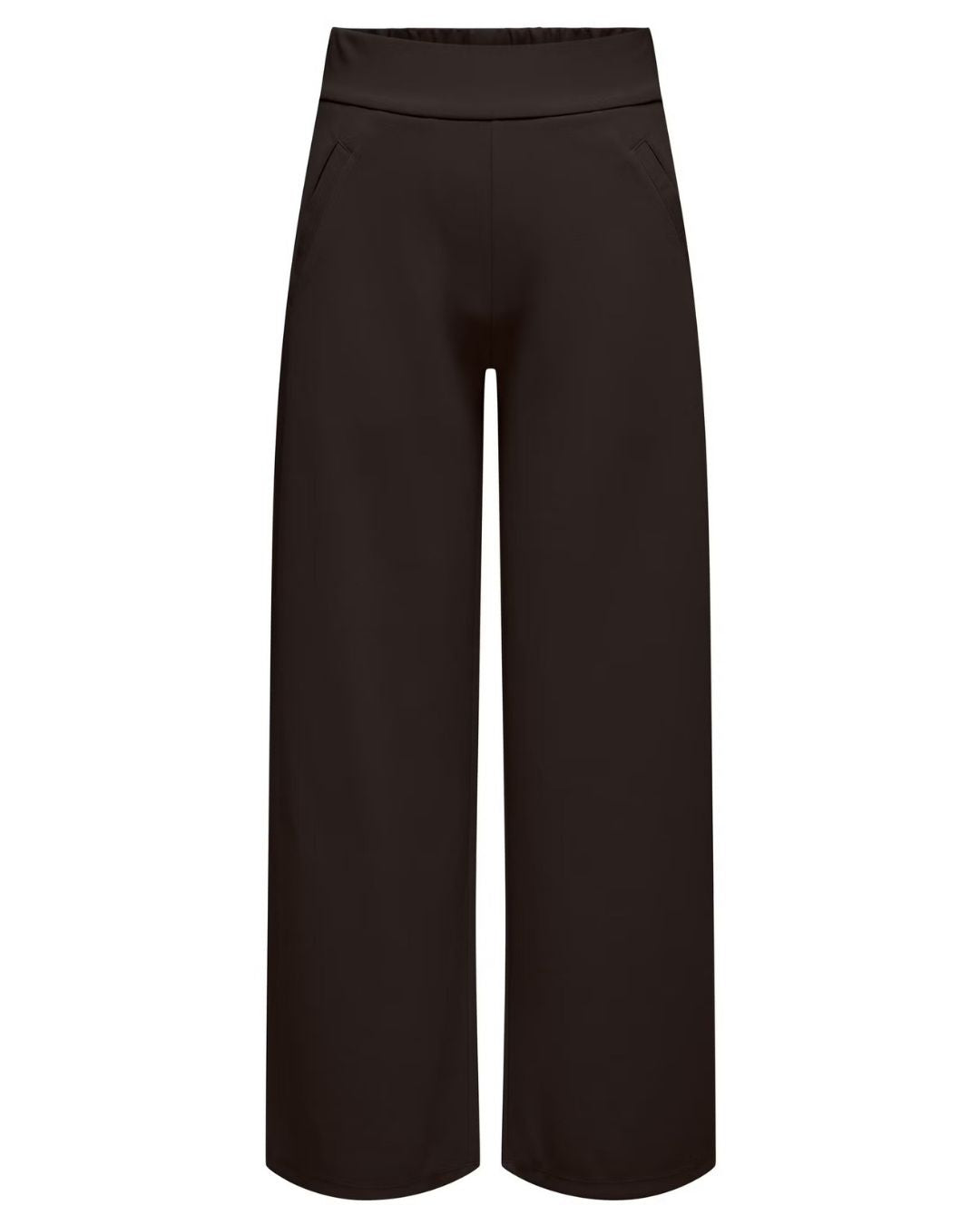 Pantaloni a gamba larga Donna Marrone Chocolate Torte 15221238 Chocolate Torte JACQUELINE DE YONG 