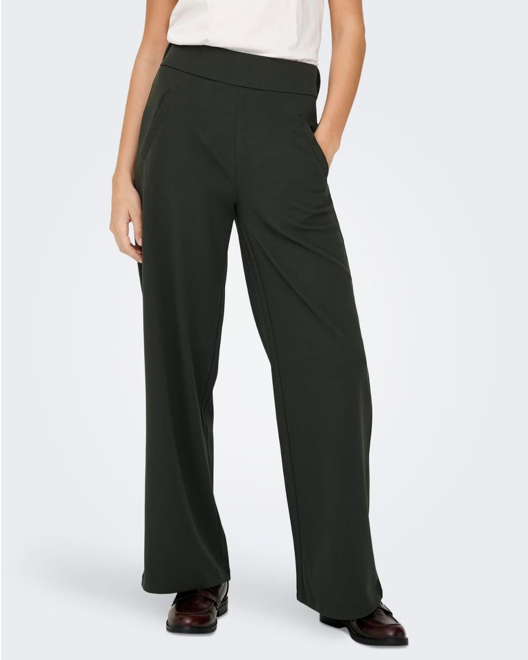 Pantaloni a gamba larga Donna Grigio Peat 15221238 Peat JACQUELINE DE YONG 
