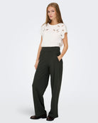 Pantaloni a gamba larga Donna Grigio Peat 15221238 Peat JACQUELINE DE YONG 