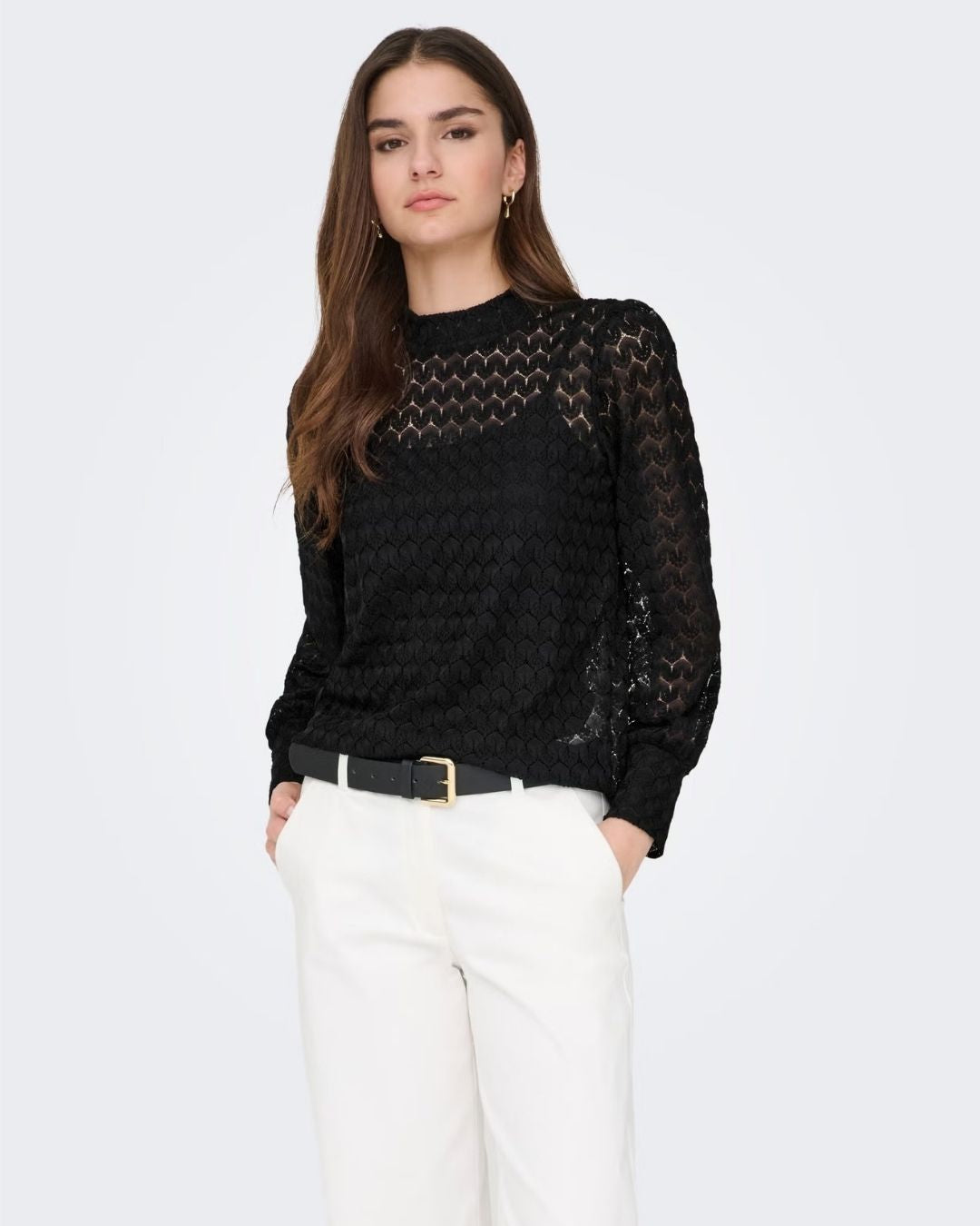 Maglia Donna Nero 15268408 Black JACQUELINE DE YONG 