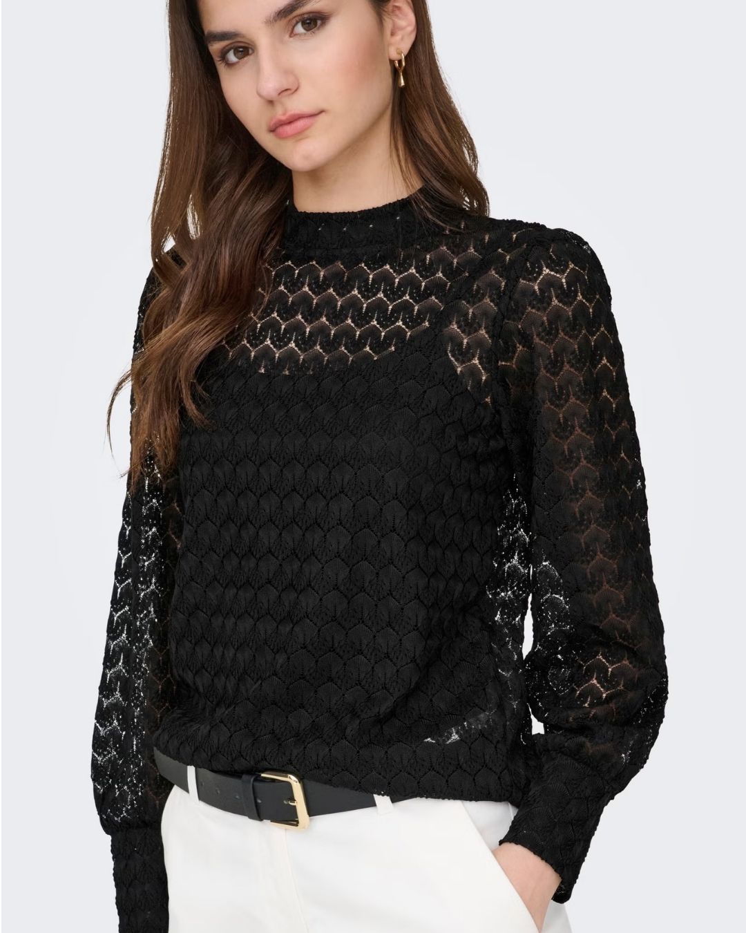 Maglia Donna Nero 15268408 Black JACQUELINE DE YONG 