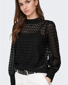 Maglia Donna Nero 15268408 Black JACQUELINE DE YONG 
