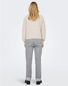 Cardigan Donna Grigio Birch 15326819 Birch MELANGE JACQUELINE DE YONG 