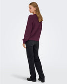 Cardigan Donna Rosso Fig 15326819 Fig MELANGE JACQUELINE DE YONG 